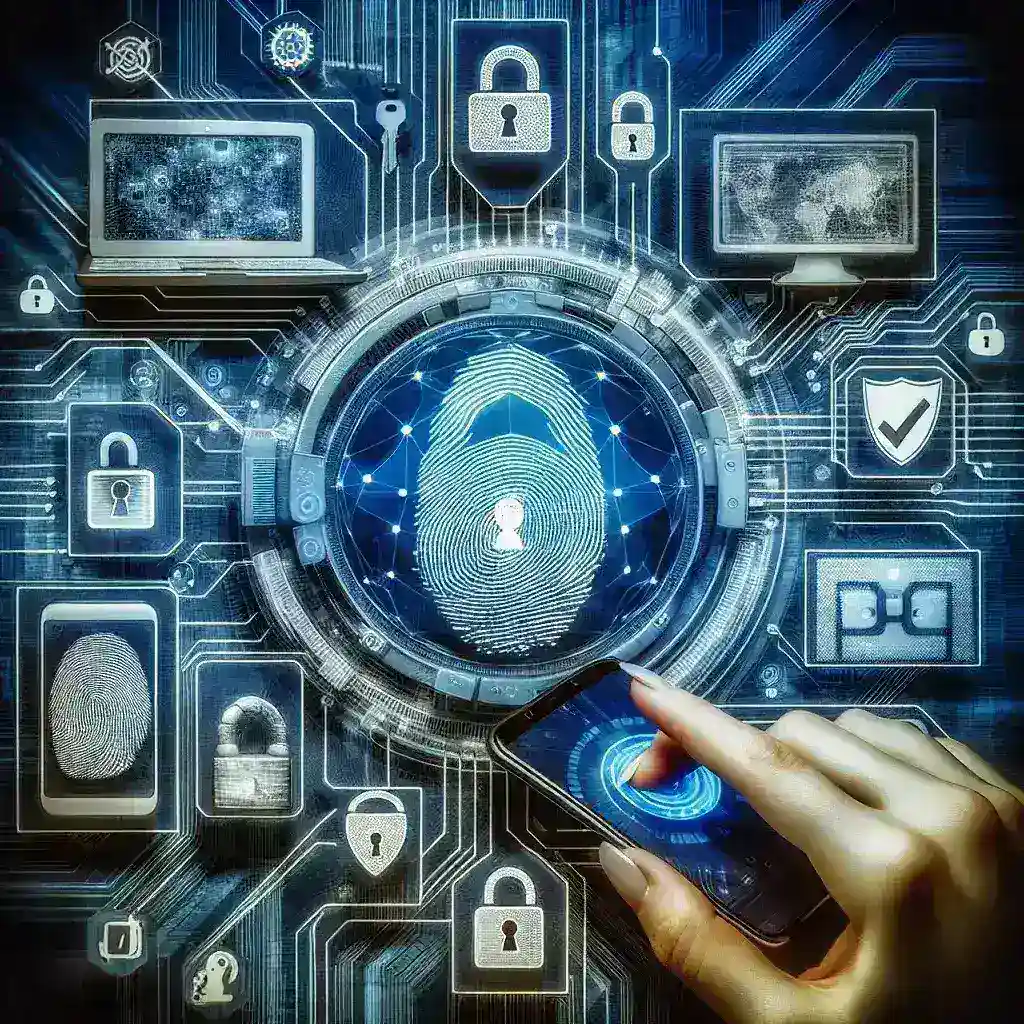 "Ilustración de plataformas de seguridad avanzadas para autenticación multifactor, destacando su importancia en la protección del futuro digital en el contexto de la ciberseguridad."