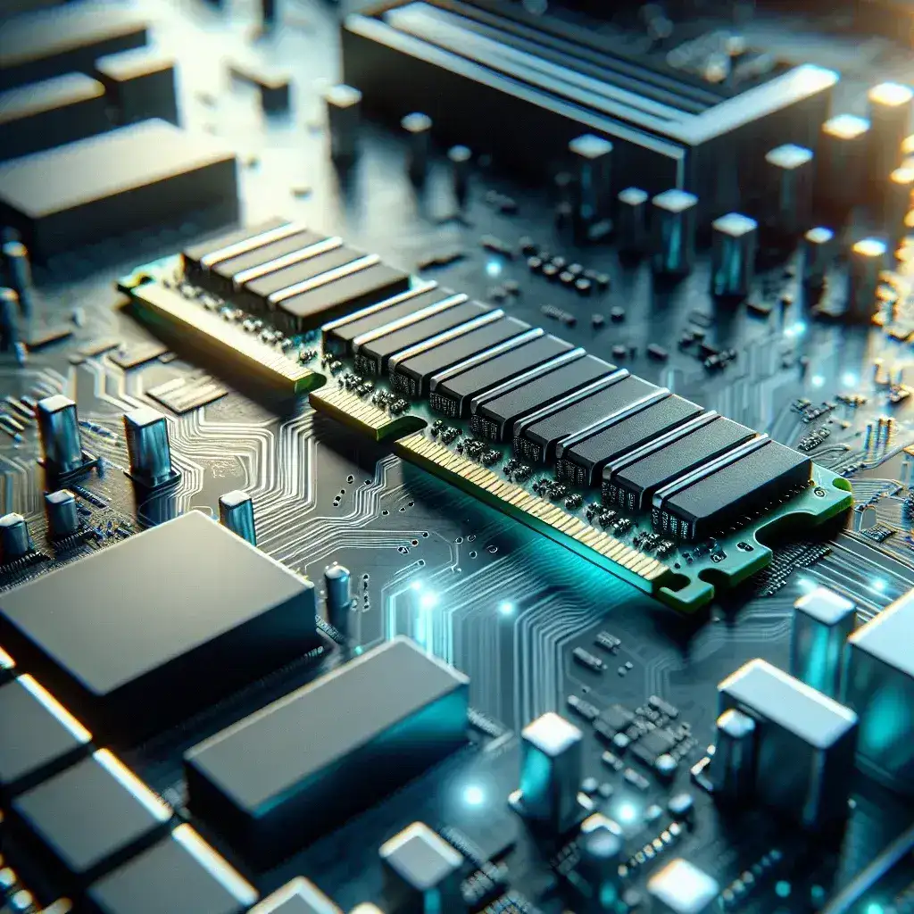 "Imagen de módulos de memoria DDR5 de bajo voltaje de Corsair, mostrando su diseño moderno y especificaciones técnicas, destacando la actualización reciente que mejora el rendimiento en juegos y aplicaciones."